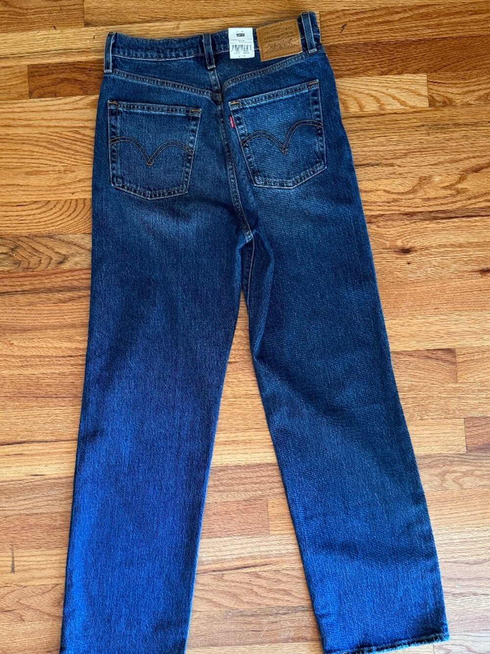 NWT Levi's Ribcage Straight Ankle Women's Jeans | On My Honor - Dark Wash | 28 - Picture 5 of 8